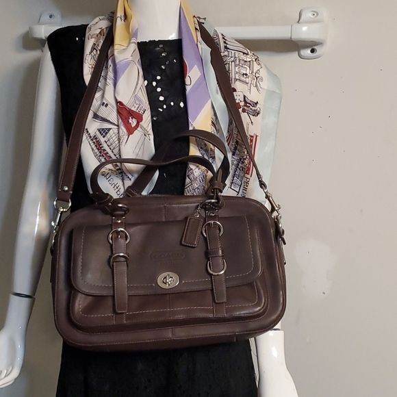 Coach Ladies Leather Handbag - Picture 15 of 16